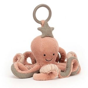 NWT Jellycat Odell Octopus Activity Toy